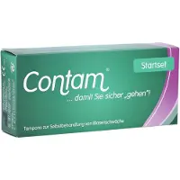 Contam Tampons vaginaux Startset pour le traitement de l'incontinence, 3 tampons