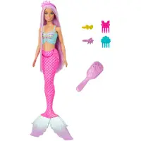Barbie Mermaid With Long Hair And Styling Accessories A Touch Of Magic Doll Rose Enfants