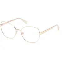 MAX&Co. Lunettes de Vue MO5140 56/16/140 Shiny ivory Front metal circle galvan WOMAN MO5140