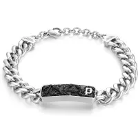 Police Wire Bracelet Argenté Homme