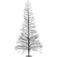 Luca Lighting Arbre à lumière extérieur - H210 x Ø100 cm - Métal - Noir