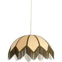 Light & Living - suspension - Sulina - vert - matériaux végétaux - E27 - 2987376