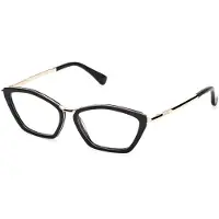 Max mara Lunettes de Vue MM5152 54/15/140 Shiny black Front acetate / metal WOMAN MM5152