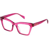 Blumarine Lunettes de Vue - - VBM843 - Rose transparent brillant - Acétate - 50/19/140