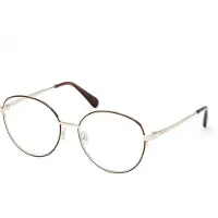 Max & Co Lunettes de Vue - - MO5165 - Métal - Marron shiny 050 - Taille 56/18/140