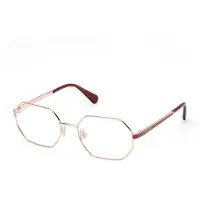 MAX&Co. Lunettes de Vue MO5163 54/19/140 Shiny pink gold Front metal circle galvan WOMAN MO5163