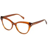 Blumarine Lunettes de Vue - - VBM821S - Acétate - Beige cammello transparent - Taille 53/17/135