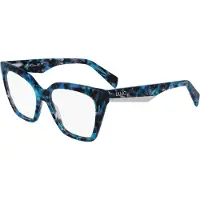 Liu Jo Lunettes de Vue - - LJ2797 - Acétate Marble Azure Bleu - Pont 16 mm - Branche 140 mm