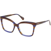 Max & Co Lunettes de Vue Max &amp;co MO5130 53/16/145 Blue/horn Front acetate WOMAN MO5130