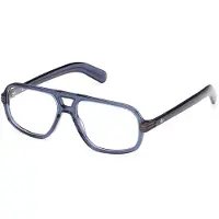 Adidas Originals Lunettes de Vue OR5105 55/15/145 Shiny light blue Front acetate MAN OR5105