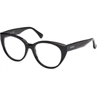 Max mara Lunettes de Vue MM5161 53/17/140 Shiny black Front acetate WOMAN MM5161