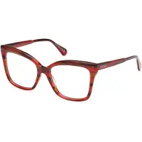 Max & Co Lunettes de Vue - - MO5130 - Rouge/Horn - Acétate - 53/16/145
