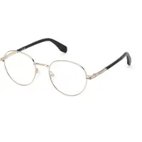 Adidas Originals Lunettes de vue - - OR5090 - Monture métal cercle - Doré brillant - Unisexe 50-20-145