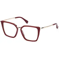 Max mara Lunettes de Vue MM5151-B 52/14/140 Shiny bordeaux Front acetate / metal WOMAN MM5151-B