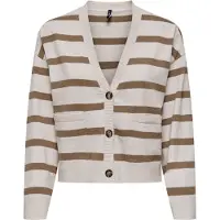 ONLY Cardigan 'ONLAma' mastic / marron chiné