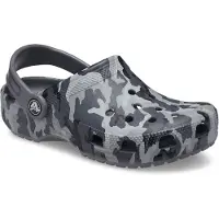 Crocs Sabots Classic Camo Noir, pointure 24-25, pour filles, Noir, pointure 24-25