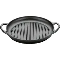 Küchenprofi Poêle à griller PROVENCE 2 poignées 30cm noir