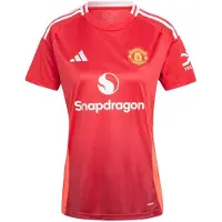 Adidas Maillot 'Manchester United 24/25 Home' jaune d'or / orange clair / rouge foncé / blanc