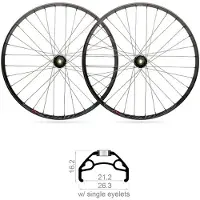 Rodi Black Rock 29´´ Disc Mtb Wheel Set Argenté 12 x 100/12 x 142 mm / Shimano/Sram HG