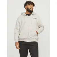 Jack & Jones Vesterbro Plus Full Zip Sweatshirt Blanc 8XL Homme