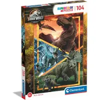 Clementoni Puzzle 104 pièces Jurassic World 27181
