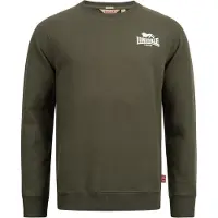 Lonsdale Sweat-shirt 'Longridge' olive / blanc