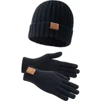Lonsdale Deazley Beanie Noir L-XL