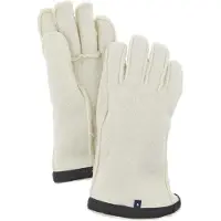 Hestra Heli Ski Wool Liner, gants intérieurs, blanc