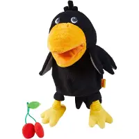 Haba Teo Crow Puppet Jaune