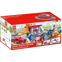 Hape Race Track Station Bleu Enfants
