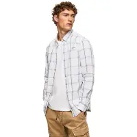 Pepe Jeans Lorian Long Sleeve Shirt Beige M Homme
