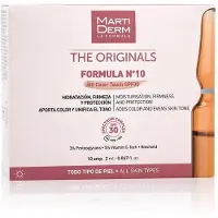 Martiderm The Originals Nº10 Hd Color Touch Spf30 Ampoules 20ml Facial Treatment Doré