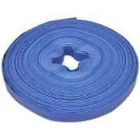 vidaXL Tuyau plat à eau 50 m 1 pouce PVC