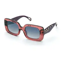 Zadig & Voltaire Szv423 Woman Sunglasses Rose Smoke Gradient/Mirror Silver/CAT2 Femme