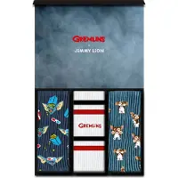 Jimmy Lion Athletic Gremlins Crew Socks 3 Pairs Bleu EU 36-40