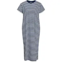 Jack & Jones Annabel Loose Stripe Mid Jjxx Short Sleeve Long Dress Bleu XS Femme