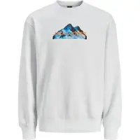 Jack & Jones Mountain Sweatshirt Blanc L Homme