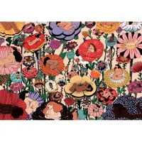 Pieces & Peace Puzzle Femmes fleurs - 1000 pièces Puzzle Jouet