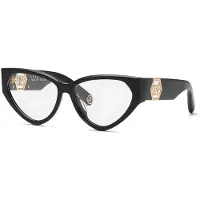 Philipp Plein Lunettes de Vue VPP163 57/15/140 Nero lucido Acetato WOMAN VPP163