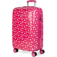 Itaca pour homme/garçon. 702460-01 Sac de voyage pour enfants imprimé d'étoiles fuchsia -67x45x24cm (OSFA), Casuel, Rose, ABS/Polycarbonate,
