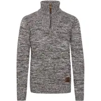 !Solid Pull-over 'Philostrate' marron / blanc
