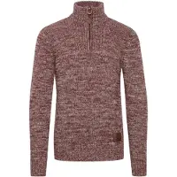 !Solid Pull-over 'Philostrate' marron / gris / lie de vin