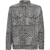 Solid !Solid Chemise pierre / noir