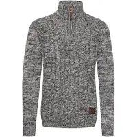 !Solid Pull-over 'Pankraz' gris chiné