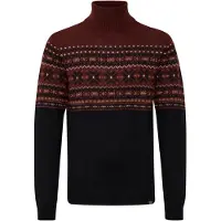 Blend Pull-over 'Tjesse' rouille / homard / noir / blanc