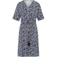 HEINE Robe-chemise marine / blanc