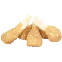 Brekz Pilon en peau de bœuf avec poulet pour chien - 14 cm
