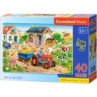 Castorland Puzzle 40 pièces MAXI La Vie à la Ferme 40193