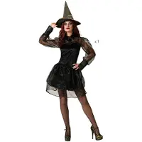 Atosa Witch Woman Costume Noir XL Enfants