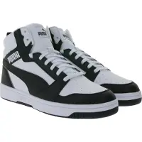Puma Baskets hautes 'Rebound v6' noir / blanc